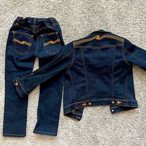 Kids Nudie Denim Jacket & Pants